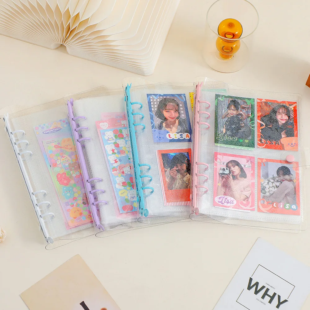 IFFVGX Cute A5 Transparent Photocard Binder Holder Collect Book Kpop Idol Photo Cards Album Scrapbook Student School Stationery
IFFVGX Cute A5 Transparent Photocard Binder Holder Collect Book Kpop Idol Photo Cards Album Scrapbook Student School Stationery