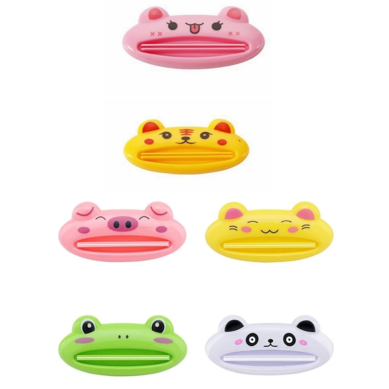 6PCS Toothpaste Tube Extruding Device Cute And Practical Cartoon Animal Plastic Tube Extruding Device
6PCS Toothpaste Tube Extruding Device Cute And Practical Cartoon Animal Plastic Tube Extruding Device