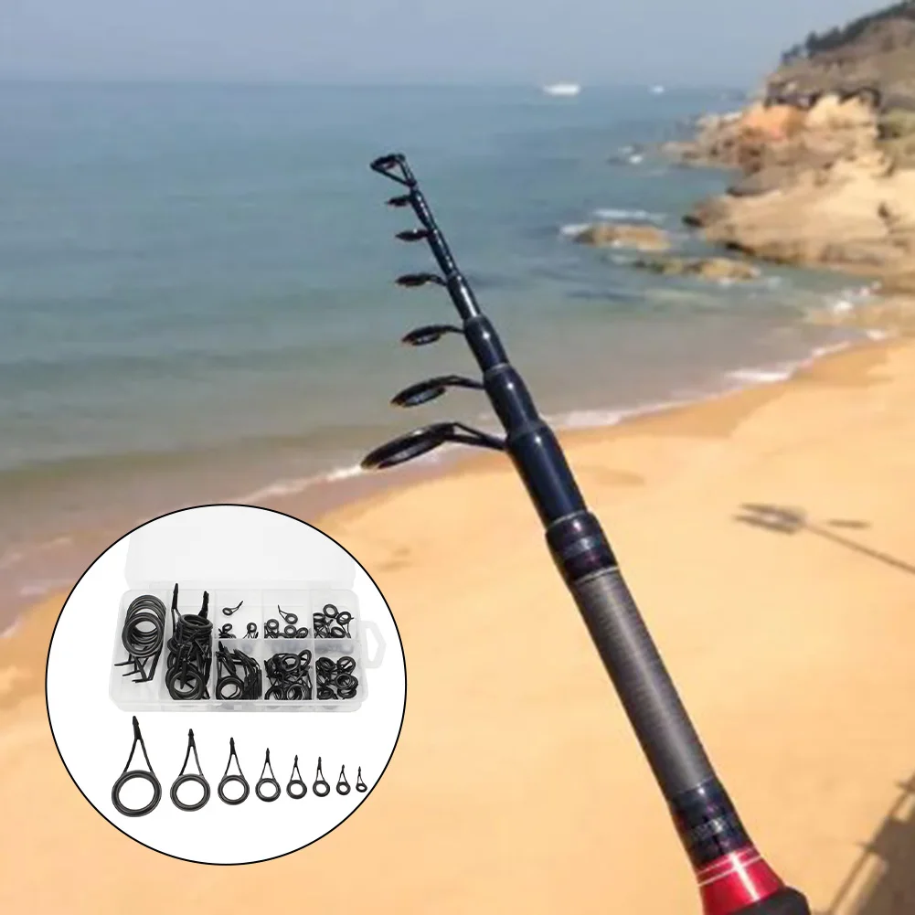 Fishing Rod Guide Sturdy Fishing Rod Guide Ring Repair Kit 75pcs Single Foot Rod Ring for Reliable Performance
Fishing Rod Guide Sturdy Fishing Rod Guide Ring Repair Kit 75pcs Single Foot Rod Ring for Reliable Performance