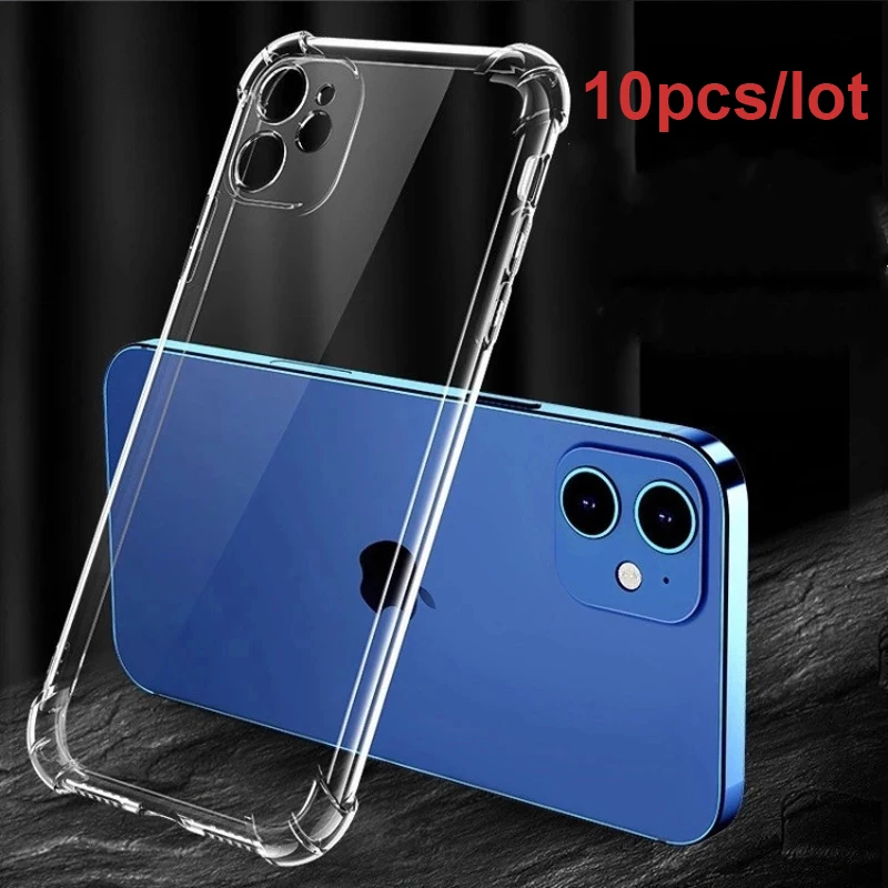 Прозрачный противоударный чехол для iPhone 13, 12, 11 Pro, XS Max, XR, защитный чехол для камеры iPhone 7, 8 Plus, SE2020, 10 шт.
Прозрачный противоударный чехол для iPhone 13, 12, 11 Pro, XS Max, XR, защитный чехол для камеры iPhone 7, 8 Plus, SE2020, 10 шт.