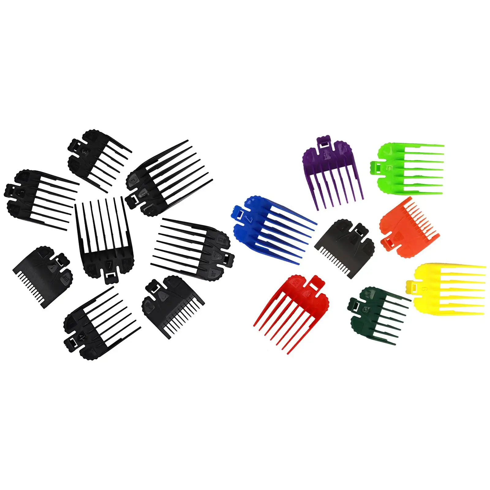 8Pcs Replacement Hair Clipper Guards Guide Combs Hair Trimmers Hair Cutting Guides Attachment for Stylists Barbers
8Pcs Replacement Hair Clipper Guards Guide Combs Hair Trimmers Hair Cutting Guides Attachment for Stylists Barbers