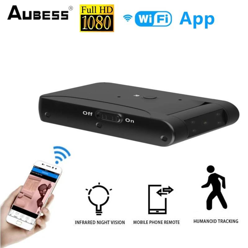 IP-камера 1080P Компактная Беспроводная с поддержкой Wi-Fi и пультом ДУ 
IP-камера 1080P Компактная Беспроводная с поддержкой Wi-Fi и пультом ДУ