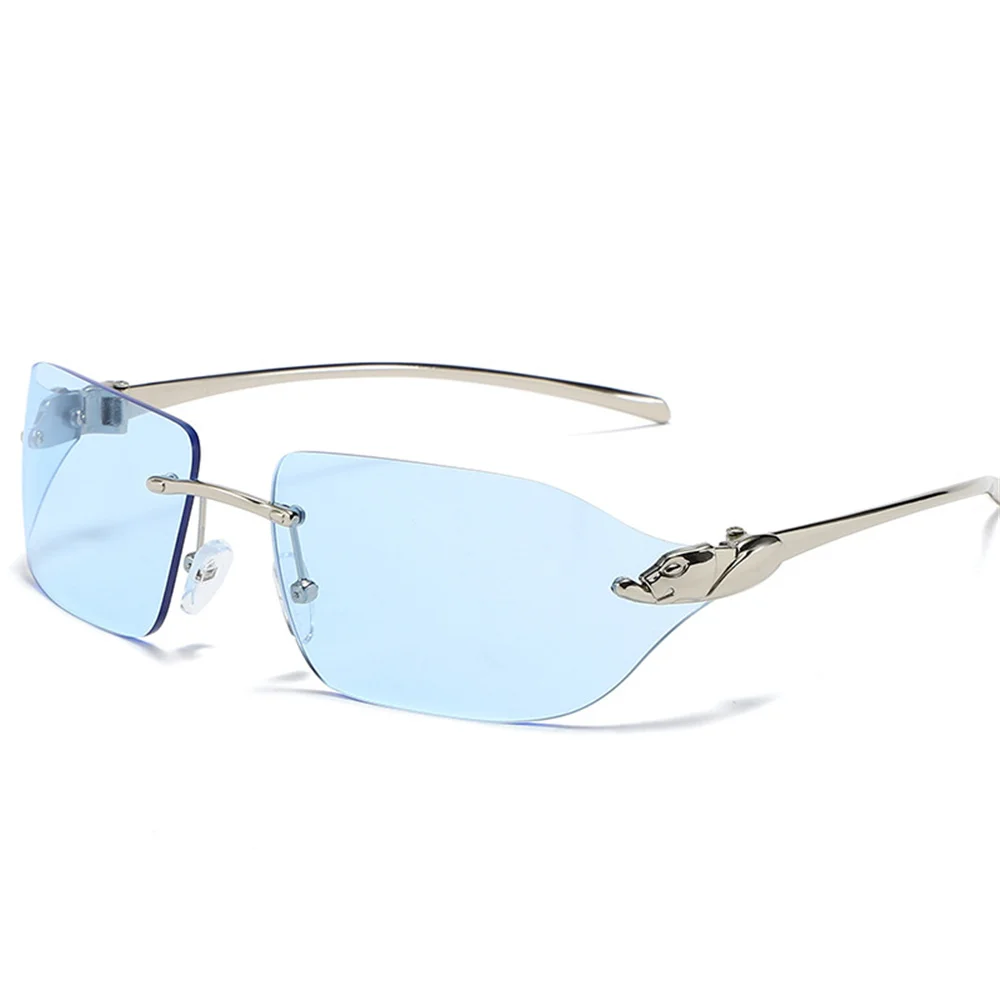 Vintage Unique Cheetah Sunglasses Women Rimless Clear Ocean Lens Eyewear Brand Designer Men Sun Glasses Shades UV400 Eyeglasses
Vintage Unique Cheetah Sunglasses Women Rimless Clear Ocean Lens Eyewear Brand Designer Men Sun Glasses Shades UV400 Eyeglasses