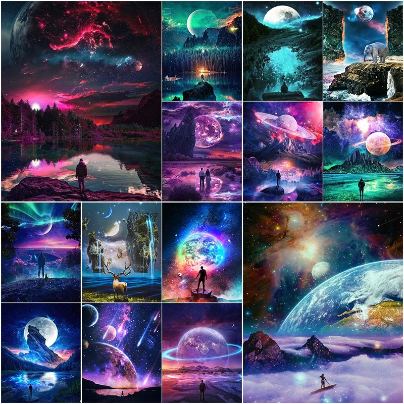DIY Full Drill Planet Diamond Painting 5D Animal Moon Back View Landscape Back View Embroidery Mosaic Kit Wall Decor Gift Creft
DIY Full Drill Planet Diamond Painting 5D Animal Moon Back View Landscape Back View Embroidery Mosaic Kit Wall Decor Gift Creft