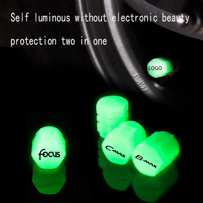 Lettering LOGO tire Universal 5pcs Luminous Tire Valve Caps Wheel glow in the dark For Ford Focus Smax Cmax Bmax
Lettering LOGO tire Universal 5pcs Luminous Tire Valve Caps Wheel glow in the dark For Ford Focus Smax Cmax Bmax