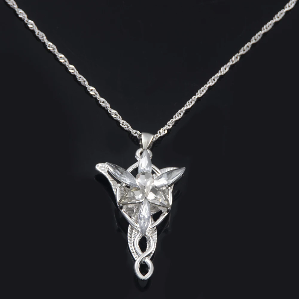 The Lord of the Rings Necklace Elf Princess Arwen Twilight Star Crystal Pendant Necklaces for Women Choker Jewelry Gift Whoesale
The Lord of the Rings Necklace Elf Princess Arwen Twilight Star Crystal Pendant Necklaces for Women Choker Jewelry Gift Whoesale