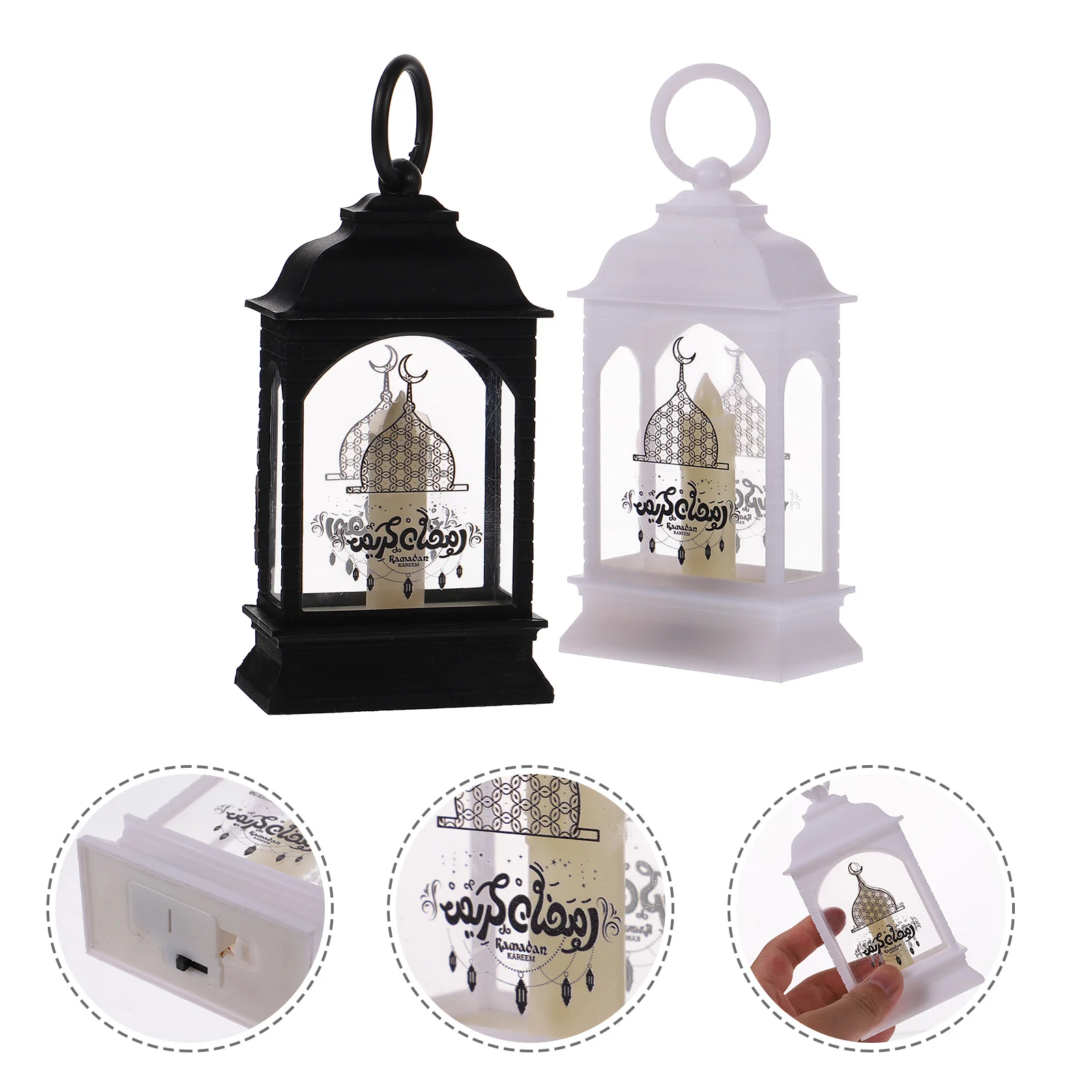 2 Pcs House Ornaments Eid Decorations LED Lanterns Eid Lights LED Black Table Decor Eid Mubarak Lights Vintage Ramadan Lanterns
2 Pcs House Ornaments Eid Decorations LED Lanterns Eid Lights LED Black Table Decor Eid Mubarak Lights Vintage Ramadan Lanterns