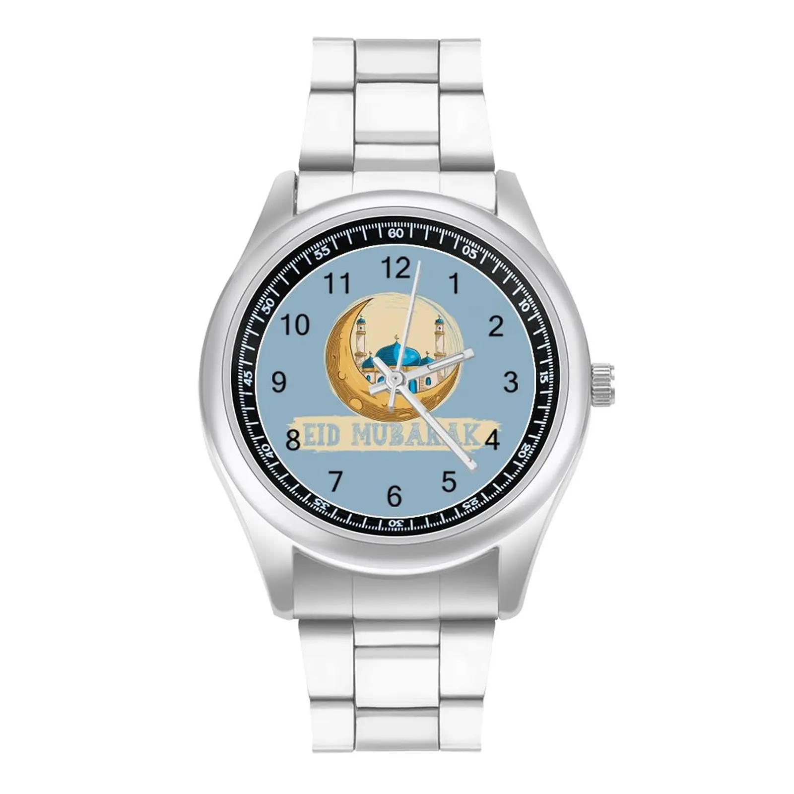 Eid Mubarak Quartz Watch Eid Al Alfitr High Quality Modern Wrist Watch Steel Ladies Sports Photo Wristwatch
Eid Mubarak Quartz Watch Eid Al Alfitr High Quality Modern Wrist Watch Steel Ladies Sports Photo Wristwatch
