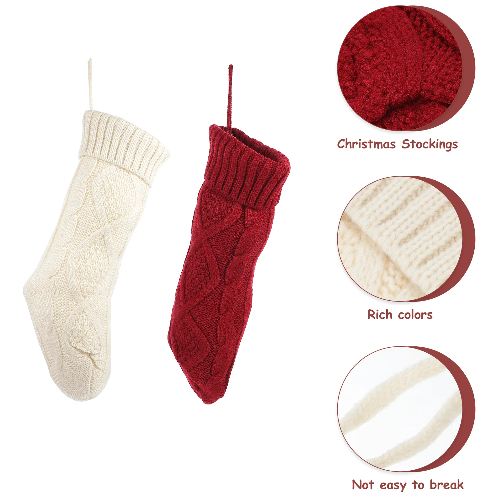 4pcs Knitted Christmas Stockings Knit Hanging Stocking Decor Fireplace Hanging Stockings
4pcs Knitted Christmas Stockings Knit Hanging Stocking Decor Fireplace Hanging Stockings