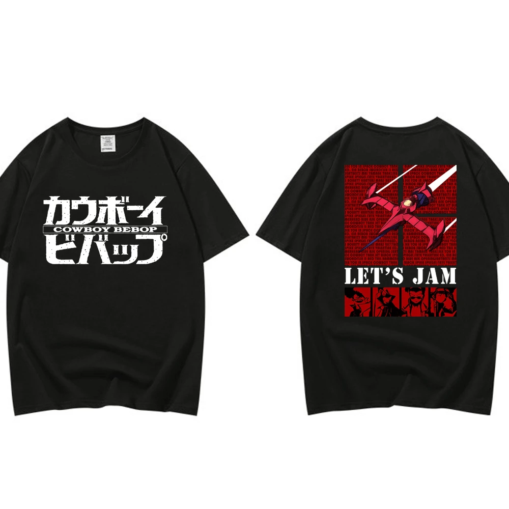 90s Vintage T-shirt Spiegels Cowboy Bebop Japanese Anime T Shirt Men Manga Harajuku O-Neck T-Shirt Streetwear Casual Summer Tees
90s Vintage T-shirt Spiegels Cowboy Bebop Japanese Anime T Shirt Men Manga Harajuku O-Neck T-Shirt Streetwear Casual Summer Tees