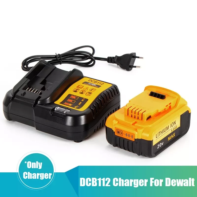 Новинка 2021 г., зарядное устройство для литий-ионных аккумуляторов DCB112 для Dewalt 10,8 В, 12 В, 14,4 В, 18 в, 20 в, Dcb101, Dcb200, Dcb140, Dcb105, зарядный ток для инстру...
Новинка 2021 г., зарядное устройство для литий-ионных аккумуляторов DCB112 для Dewalt 10,8 В, 12 В, 14,4 В, 18 в, 20 в, Dcb101, Dcb200, Dcb140, Dcb105, зарядный ток для инстру...