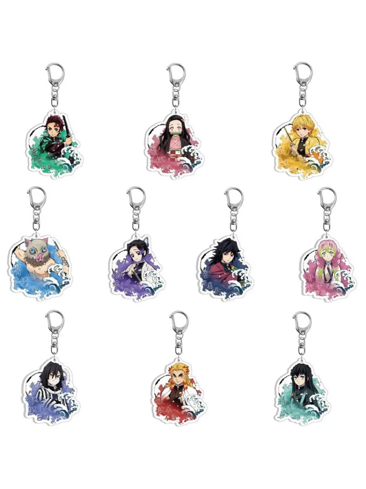 Demon Slayer Cartoon Double-sided Keychains Tanjiro Nezuko Anime Figures Toys Creative Bag Pendants Car Keychain Childrens Gifts
Demon Slayer Cartoon Double-sided Keychains Tanjiro Nezuko Anime Figures Toys Creative Bag Pendants Car Keychain Childrens Gifts