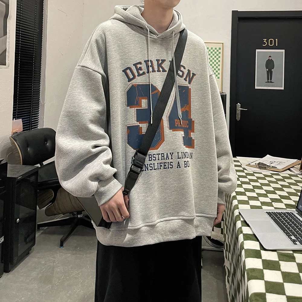 Hybskr Large Letter Men Hoodies Autumn Winter Vintage Male Casual Hooded Sweatshirt Korean Style Fashion Male Loose Pullovers
Hybskr Large Letter Men Hoodies Autumn Winter Vintage Male Casual Hooded Sweatshirt Korean Style Fashion Male Loose Pullovers