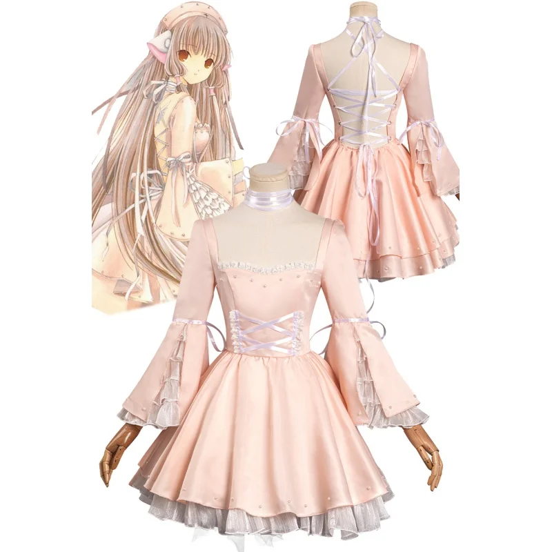 Женский костюм для косплея аниме Chobits Roleplay Fantasia Rie Tanaka Chi, розовый костюм для Хэллоуина, карнавала, маскировка, ролевая игра, мода
Женский костюм для косплея аниме Chobits Roleplay Fantasia Rie Tanaka Chi, розовый костюм для Хэллоуина, карнавала, маскировка, ролевая игра, мода