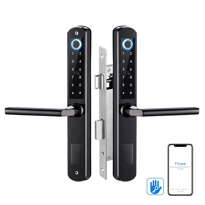 Ttlock APP Remote Double Sided Combination Glass Door Lock with Fingerprint Guangdong hyh Hardware
Ttlock APP Remote Double Sided Combination Glass Door Lock with Fingerprint Guangdong hyh Hardware