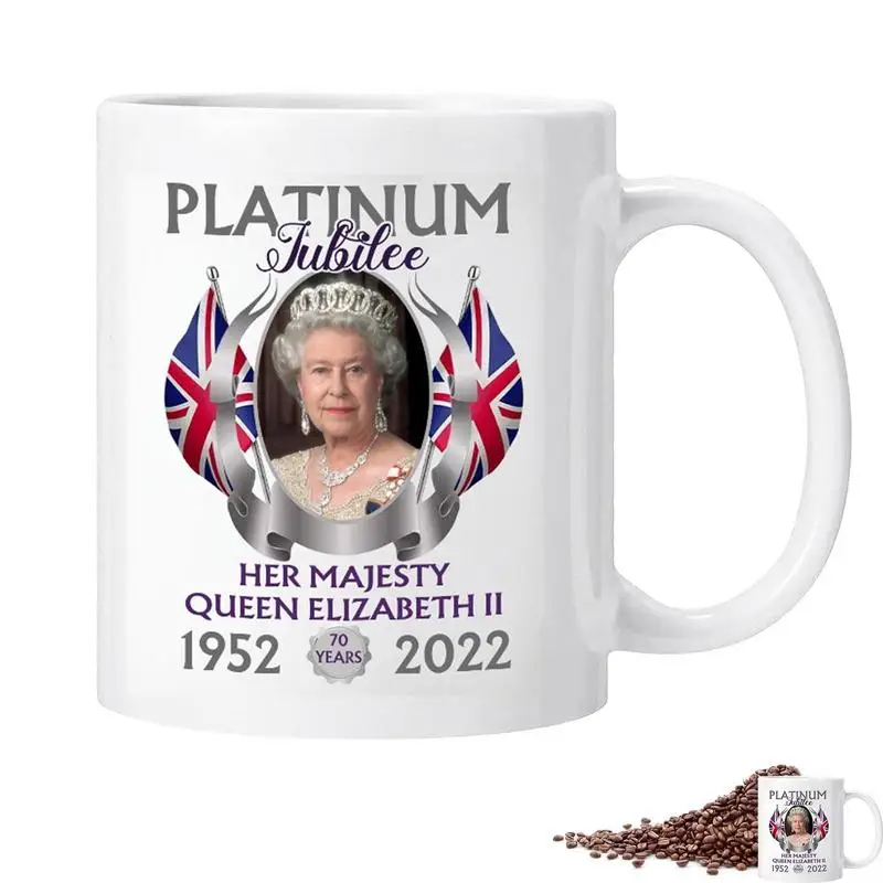 Queen Elizabeth Coffee Mug Commemorative Queen Of Great Britain Tea Mugs 1952-2022 Platinum Jubilee Commemorative Mugs In Memory
Queen Elizabeth Coffee Mug Commemorative Queen Of Great Britain Tea Mugs 1952-2022 Platinum Jubilee Commemorative Mugs In Memory