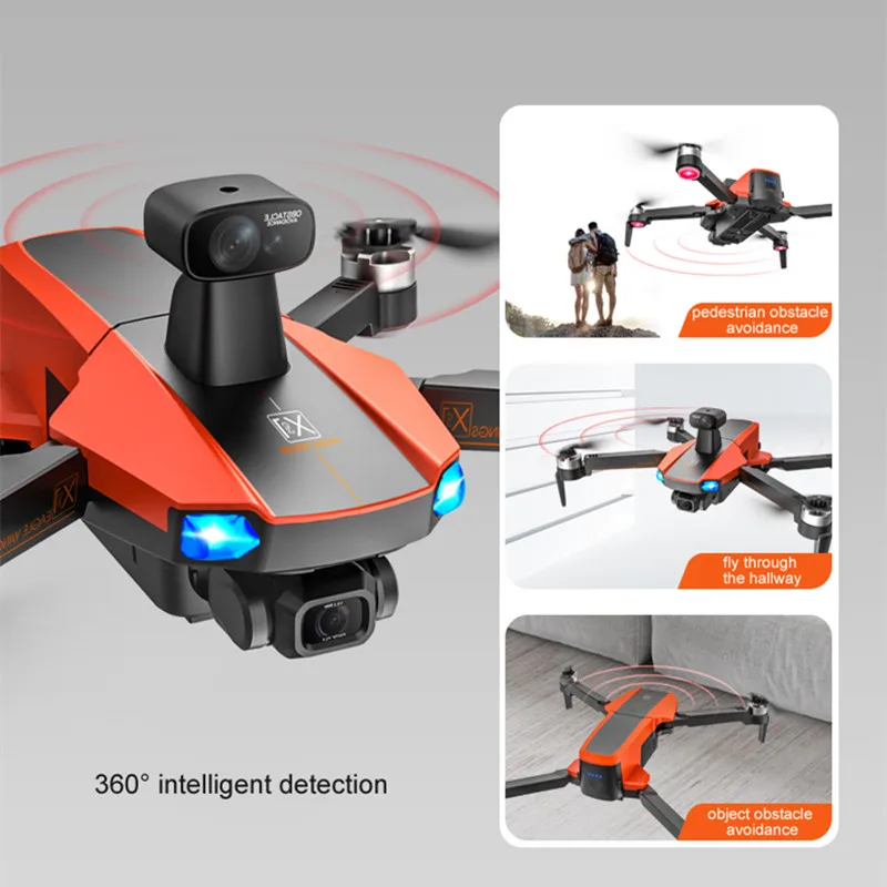 

Brushless Motor RC Drone GPS Avoidance X22 Positioning 3-Axis Gimbal 6K Dual HD Camera Foldable Obstacle Quadcopter Drones