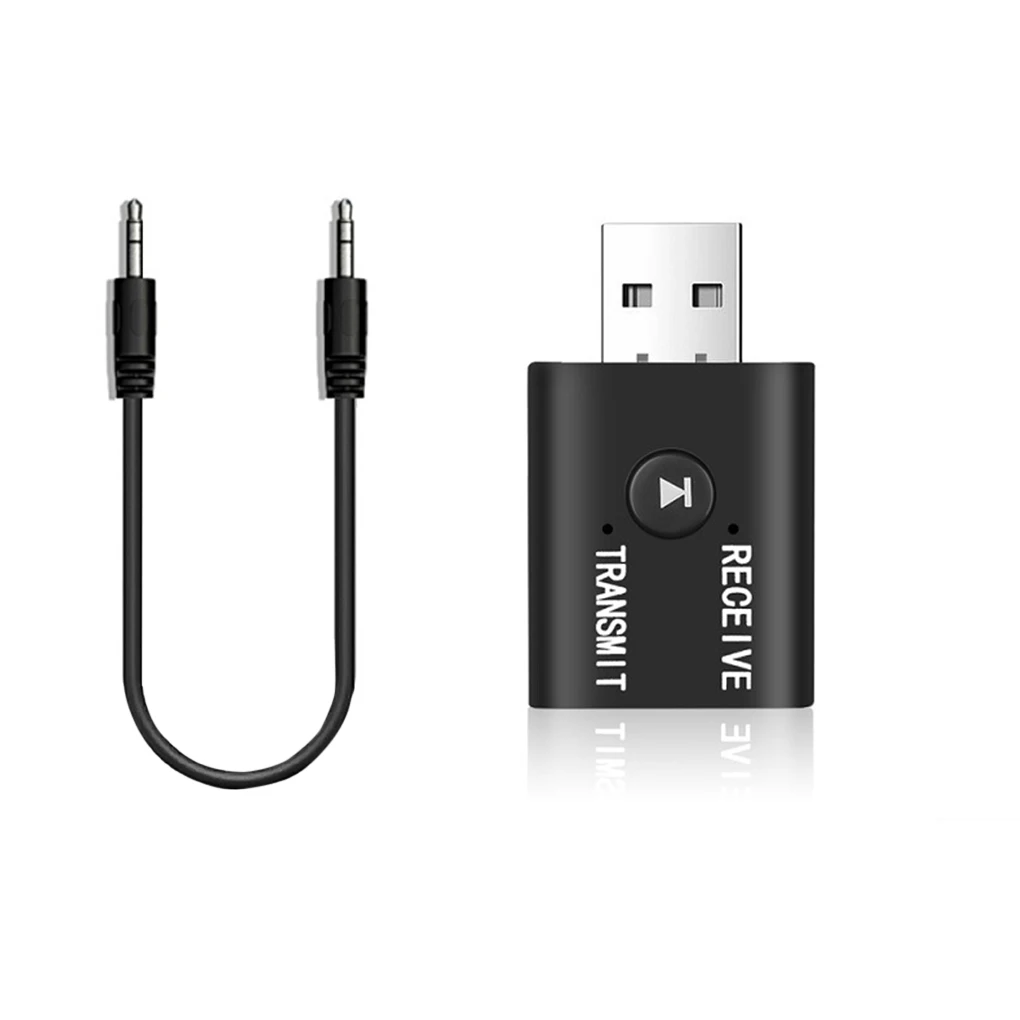 Portable Bluetooth-compatible 5.0 Transmitter Receiver 3.5mm AUX USB Mini 2 in 1 Wireless Audio Adapter for Home TV PC Car Mp3/4
Portable Bluetooth-compatible 5.0 Transmitter Receiver 3.5mm AUX USB Mini 2 in 1 Wireless Audio Adapter for Home TV PC Car Mp3/4