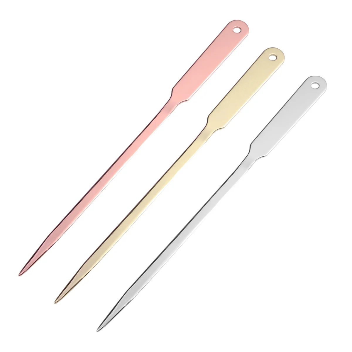 3pcs Letter Openers Portable Stainless Steel Hand Letter Envelope Lightweight Metal Envelope Slitter (Random Color)
3pcs Letter Openers Portable Stainless Steel Hand Letter Envelope Lightweight Metal Envelope Slitter (Random Color)