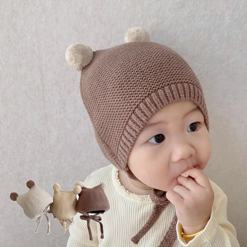 Winter Spring Crochet Baby Hat Soft Pompom Infant Toddler Cap Beanie Solid Color Kids Knitted Warm Bonnet Hat
Winter Spring Crochet Baby Hat Soft Pompom Infant Toddler Cap Beanie Solid Color Kids Knitted Warm Bonnet Hat
