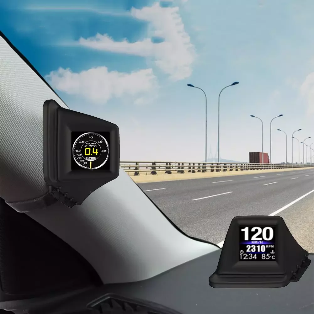 Гаджет HUD OBD2 + GPS бортовой компьютер HUD A-pillar Trim установка об/мин турбо давление масло Вода температура GPS Спидометр 
Гаджет HUD OBD2 + GPS бортовой компьютер HUD A-pillar Trim установка об/мин турбо давление масло Вода температура GPS Спидометр