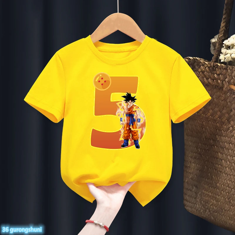 Funny Boys T-Shirt Dragon Ball 1-9 Birthday Number Kids Clothes T Shirt Fashion Toddler Tshirt For Kids Birthday Clothing Tshirt
Funny Boys T-Shirt Dragon Ball 1-9 Birthday Number Kids Clothes T Shirt Fashion Toddler Tshirt For Kids Birthday Clothing Tshirt
