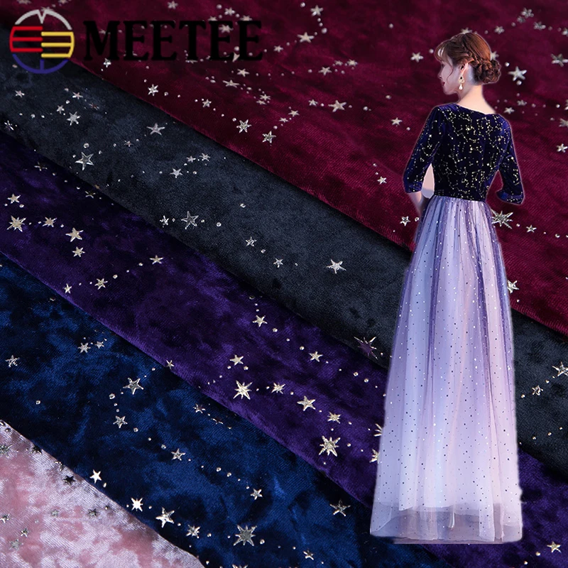 50/100X145cm Meetee Polyester Spandex Velour Fabric Bronzing Tricot Fabric DIY Skirt Elastic Velvet Coat Bags Sewing Accessories
50/100X145cm Meetee Polyester Spandex Velour Fabric Bronzing Tricot Fabric DIY Skirt Elastic Velvet Coat Bags Sewing Accessories