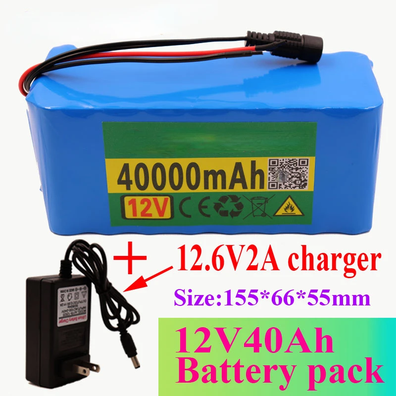 18650 Lithium Ion Rechargeable Battery 12V40Ah 3S8P BMS Overdischarge Protection Function Electric Bicycle Scooter+12.6V Charger
18650 Lithium Ion Rechargeable Battery 12V40Ah 3S8P BMS Overdischarge Protection Function Electric Bicycle Scooter+12.6V Charger