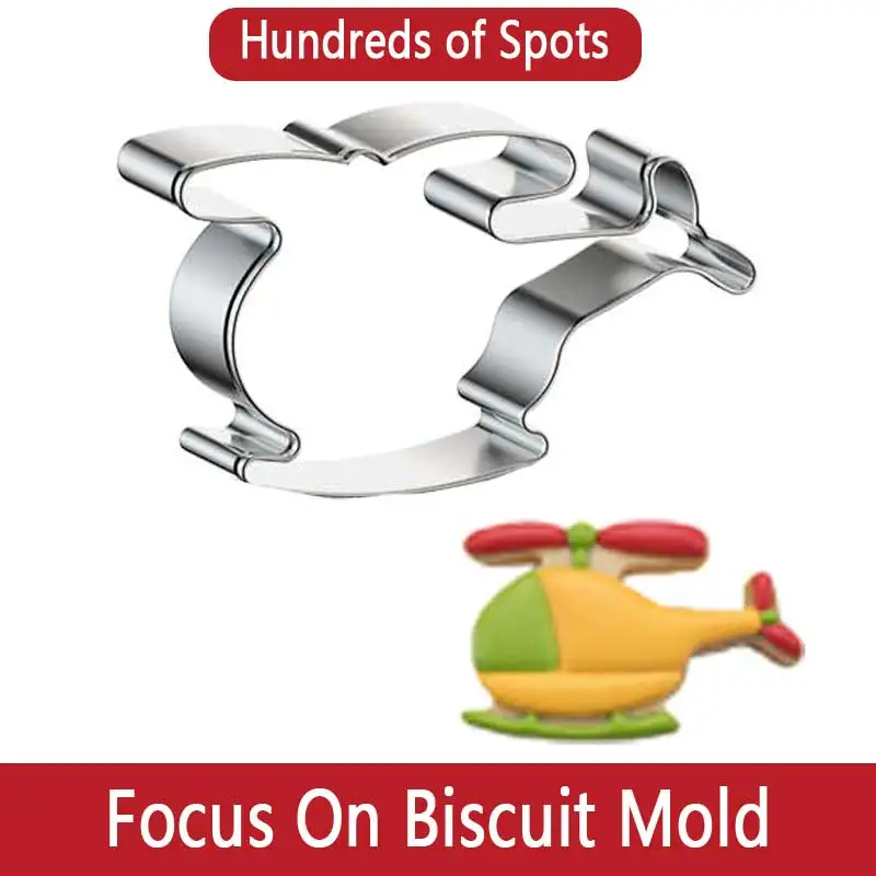 Cookie Cutter Helicopter Pickup Truck Fightershaped Biscuit Embossing Machine Pastry Kitchen Baking Accessories Tools Sandwich
Cookie Cutter Helicopter Pickup Truck Fightershaped Biscuit Embossing Machine Pastry Kitchen Baking Accessories Tools Sandwich
