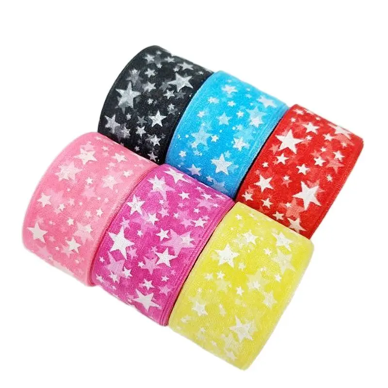 HL 1" Printed Star 6 Yards Organza Ribbon Weaving Wedding Chritmas Decorations DIY Crafts Gift Box Wrap A035
HL 1" Printed Star 6 Yards Organza Ribbon Weaving Wedding Chritmas Decorations DIY Crafts Gift Box Wrap A035