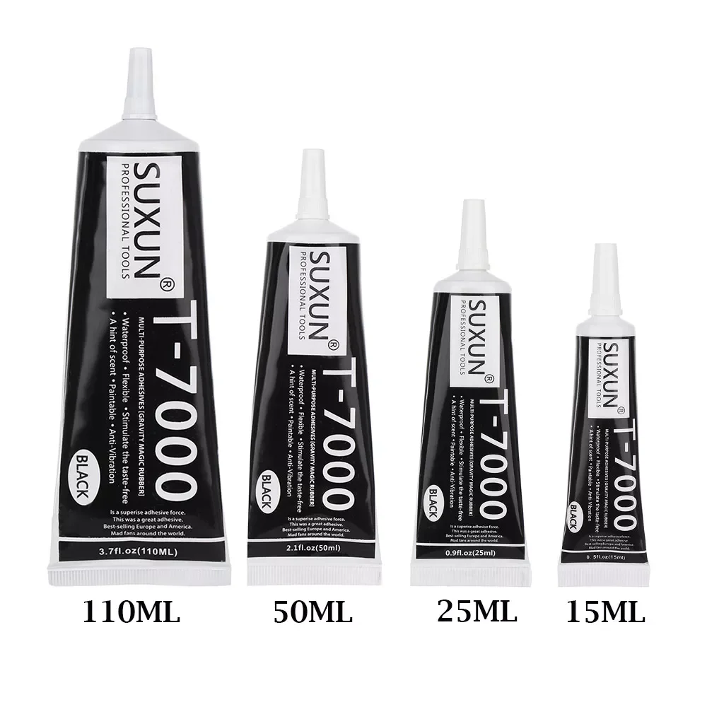 25ML Super Black Liquid Glue Epoxy Resin Sealant Strength Adhesive Fixed Mobile Phone Handicraft T7000 Glue
25ML Super Black Liquid Glue Epoxy Resin Sealant Strength Adhesive Fixed Mobile Phone Handicraft T7000 Glue