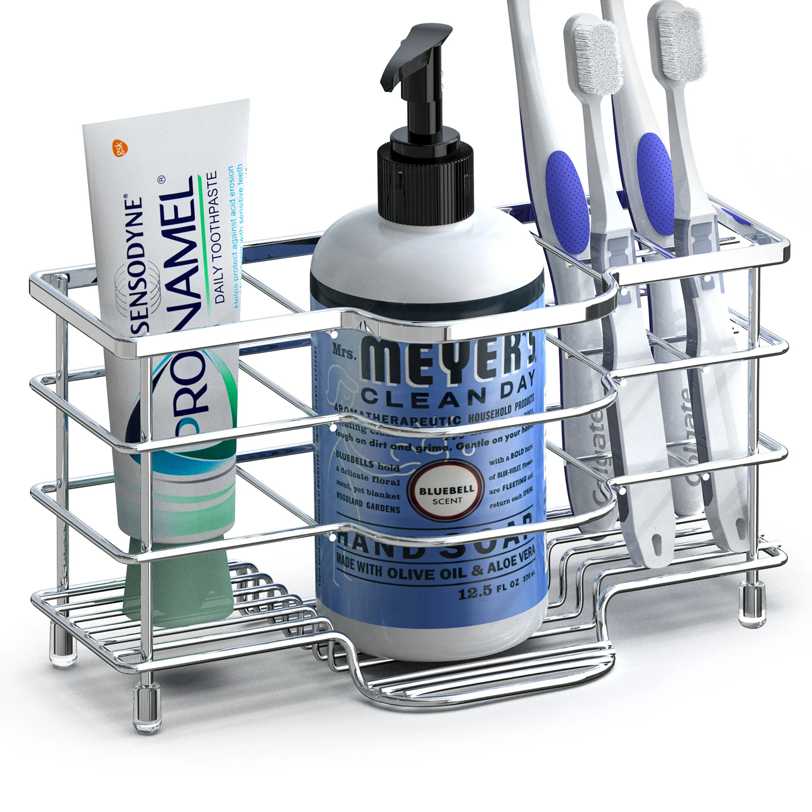 Подставка для зубной щетки, из нержавеющей стали 
Подставка для зубной щетки, из нержавеющей стали