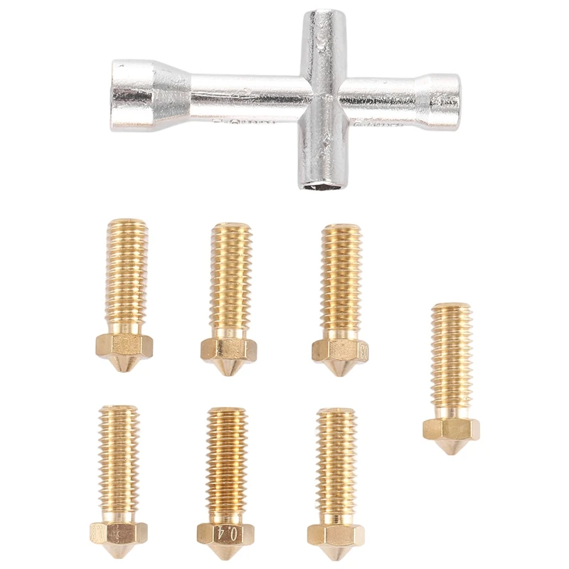8Pcs 0.2-1.2MM Extruder Print Head Nozzle Suitable For 1.75 Consumables Artillery 3D Printer
8Pcs 0.2-1.2MM Extruder Print Head Nozzle Suitable For 1.75 Consumables Artillery 3D Printer