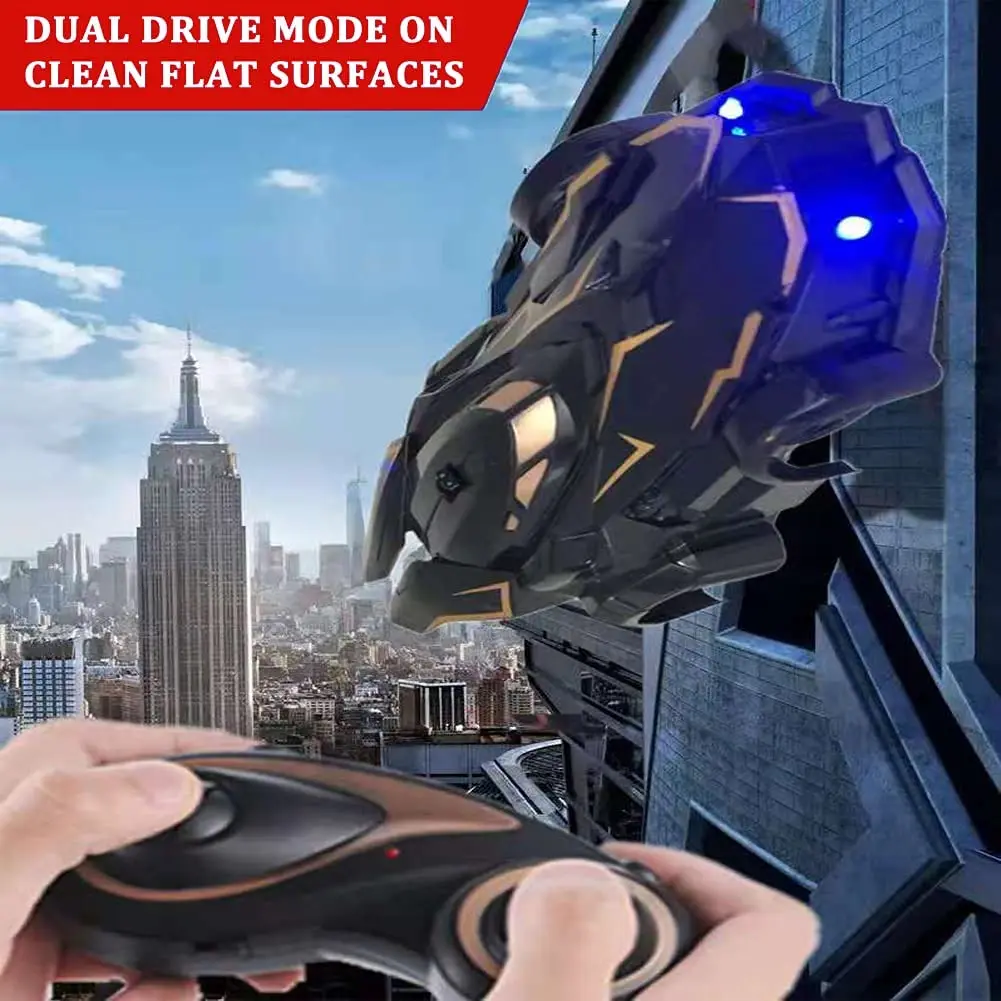 Wall Climbing Remote Control Car Dual Mode 360° Rotating RC Stunt Car with Headlight Rechargeable Toys for Boys Gift
Wall Climbing Remote Control Car Dual Mode 360° Rotating RC Stunt Car with Headlight Rechargeable Toys for Boys Gift