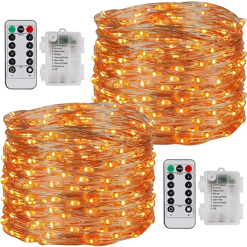 Fairy String Lights 10M 100 LED String Lights Remote Control Timer Twinkle String Lights 8 Modes Firefly Lights Decor
Fairy String Lights 10M 100 LED String Lights Remote Control Timer Twinkle String Lights 8 Modes Firefly Lights Decor