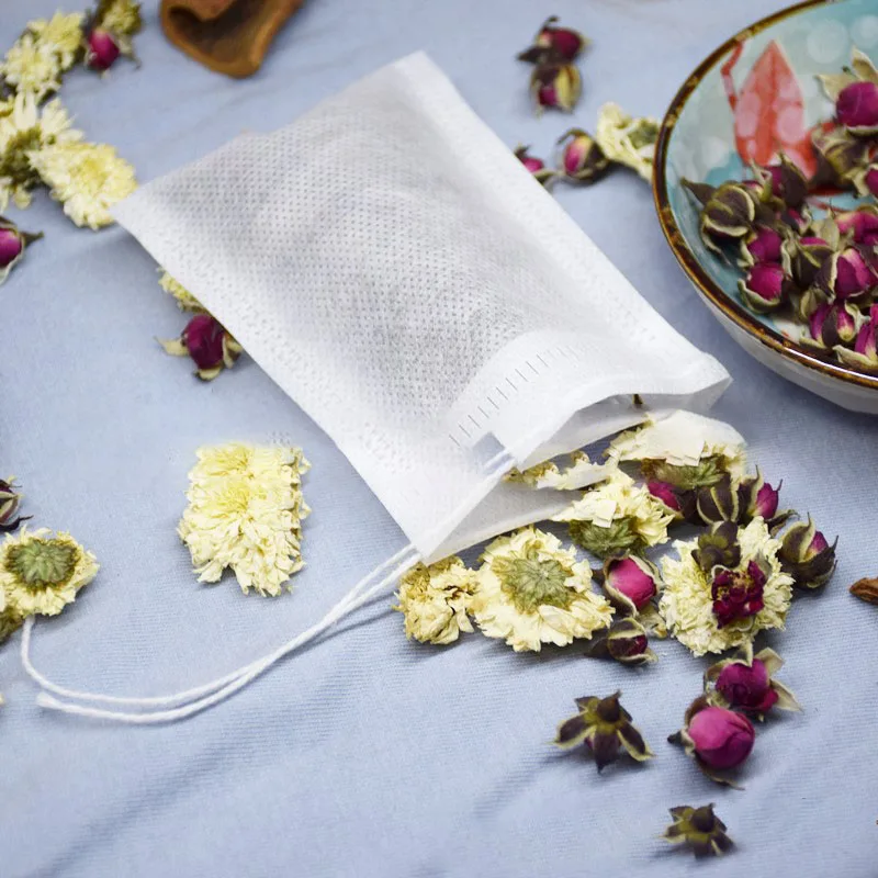 100 Pcs Disposable Tea Bags Filter Bags with String Heal Seal Food Grade Non-woven for Tea Infuser Fabric Spice Filters Teabags
100 Pcs Disposable Tea Bags Filter Bags with String Heal Seal Food Grade Non-woven for Tea Infuser Fabric Spice Filters Teabags