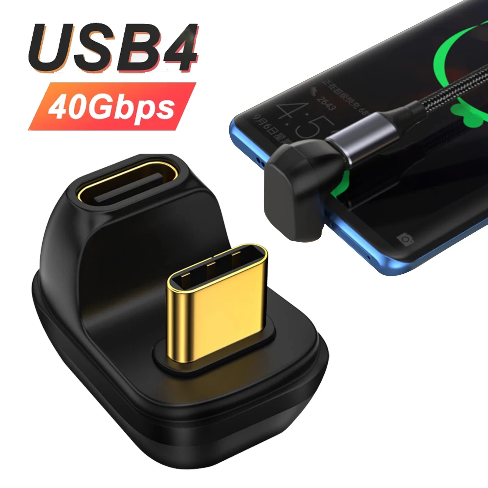 Mini U-Shape USB4.0 40Gbps Adapter USB C Female to Type C Male Fast Charging Converter Data Adapter For Laptop Android Phone
Mini U-Shape USB4.0 40Gbps Adapter USB C Female to Type C Male Fast Charging Converter Data Adapter For Laptop Android Phone