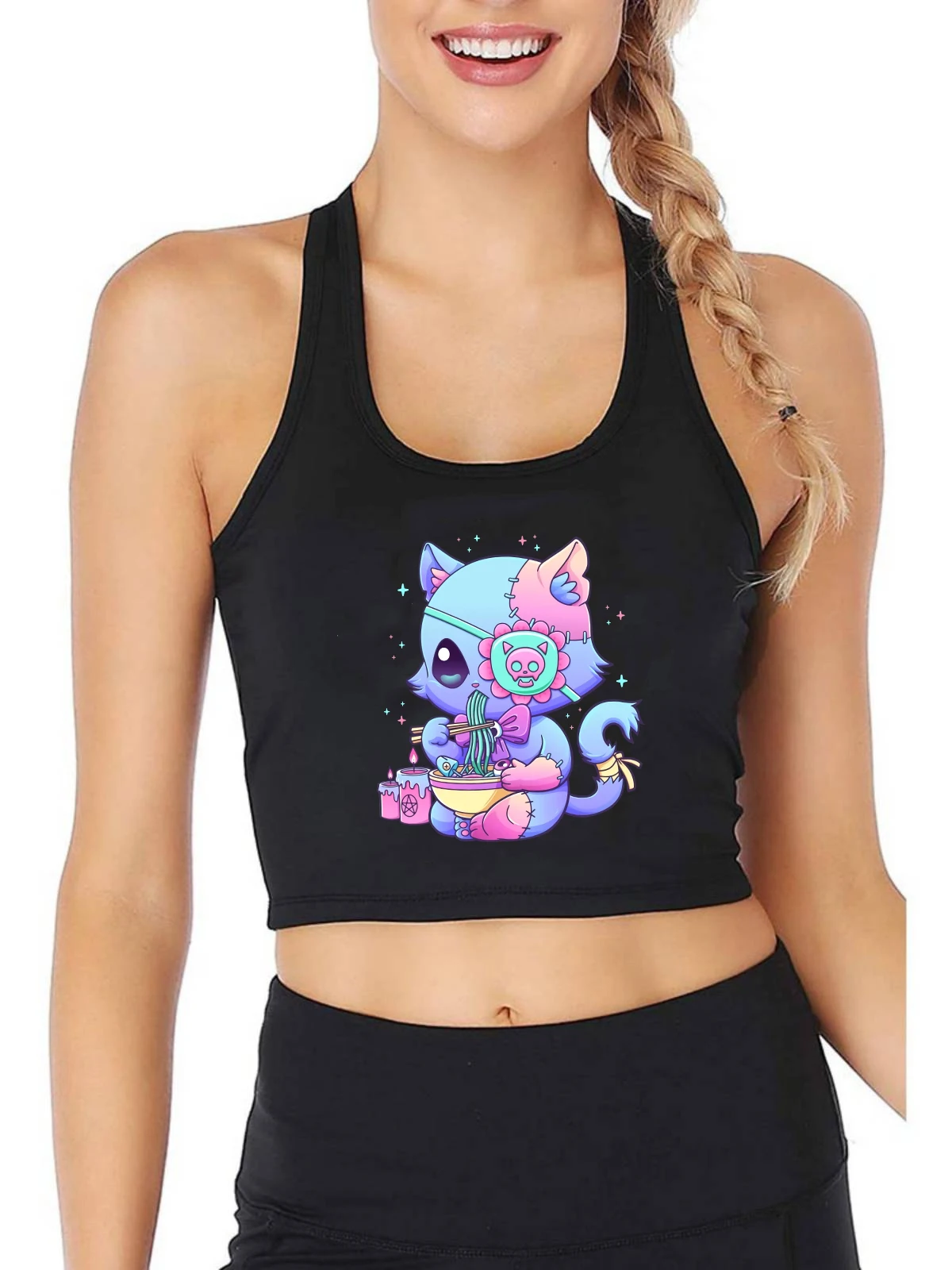 Pastel Goth эстетика Kawaii жуткий кот ест ОЗУ графический дизайн укороченный топ японский аниме Готический сексуальный облегающий Топ
Pastel Goth эстетика Kawaii жуткий кот ест ОЗУ графический дизайн укороченный топ японский аниме Готический сексуальный облегающий Топ