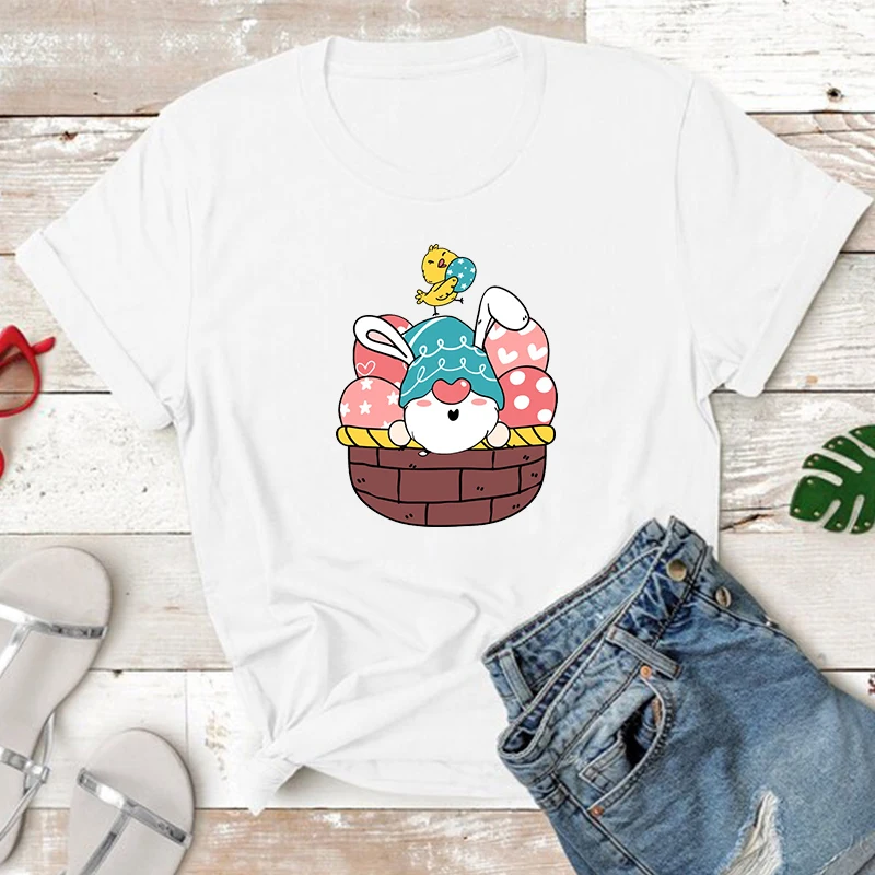 Пасхальная футболка Kawaii Bunny Gnome, Пасхальная Футболка с принтом яйца, топы с коротким рукавом для мальчиков и девочек, пасхальный подарок, дет...
Пасхальная футболка Kawaii Bunny Gnome, Пасхальная Футболка с принтом яйца, топы с коротким рукавом для мальчиков и девочек, пасхальный подарок, дет...