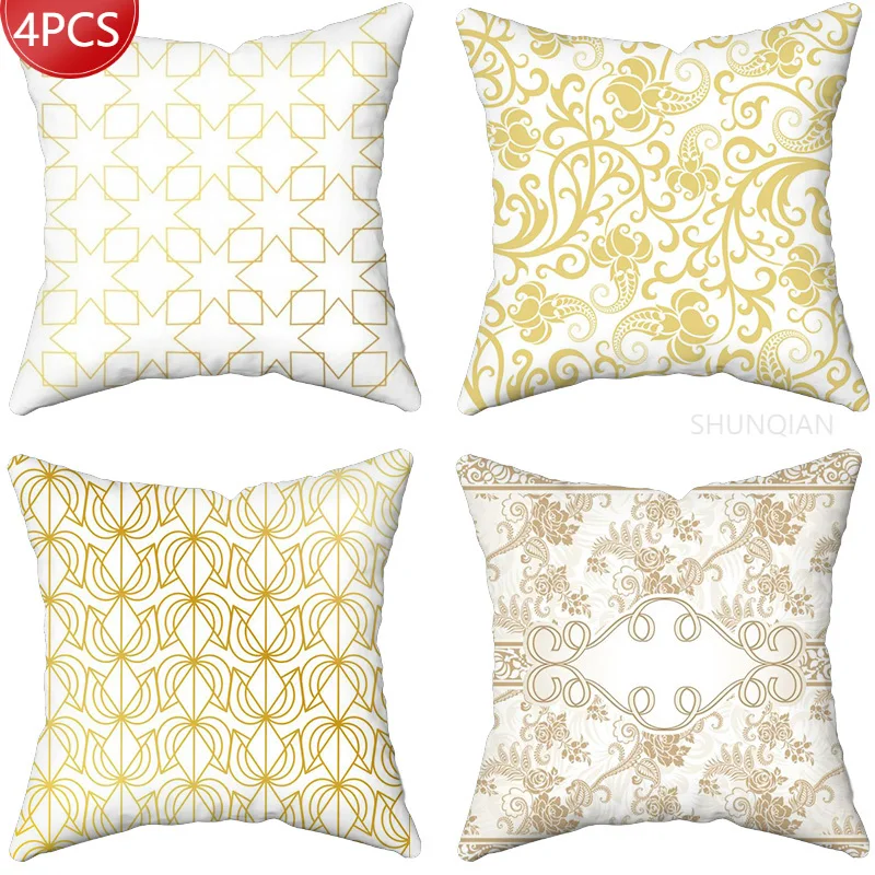 Golden geometric pattern Pillow Slips With Zipper Bedroom Home Office Decorative Pillow Sofa Pillowcase Cushions Pillow Cover
Golden geometric pattern Pillow Slips With Zipper Bedroom Home Office Decorative Pillow Sofa Pillowcase Cushions Pillow Cover