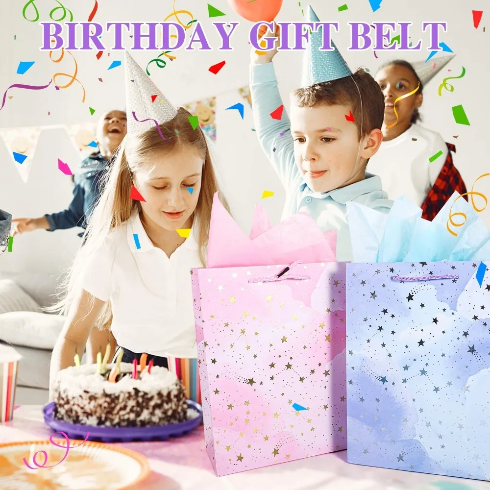 4 Pcs with Handle Gift Packaging Bag New Gilding Process Multicolor Gift Bag Paper Jam Star Pattern Handbag Wedding
4 Pcs with Handle Gift Packaging Bag New Gilding Process Multicolor Gift Bag Paper Jam Star Pattern Handbag Wedding