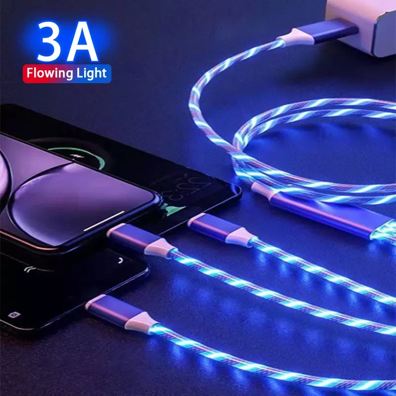 3in1 LED lighting USB Cable Micro USB Type C 8Pin Charging Cable for iPhone 11 X Huawei Samsung Multi usb Port USB C Phone Cable
3in1 LED lighting USB Cable Micro USB Type C 8Pin Charging Cable for iPhone 11 X Huawei Samsung Multi usb Port USB C Phone Cable