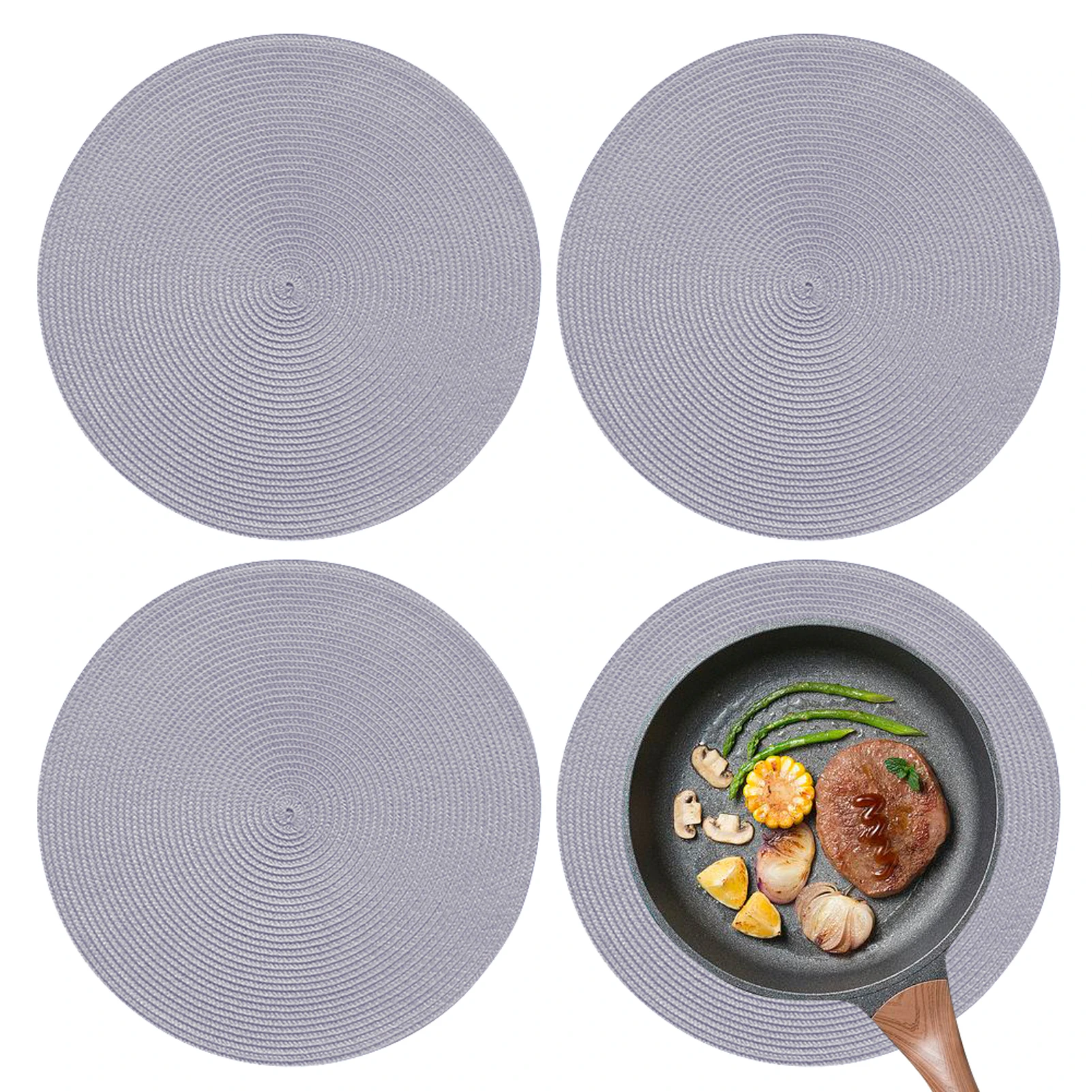 Круглая плетеная настольная лампа для ресторана, 4 шт., 15 дюймов, не скользящая, однотонная, ручная работа, домашний декор, защита для обеда
Круглая плетеная настольная лампа для ресторана, 4 шт., 15 дюймов, не скользящая, однотонная, ручная работа, домашний декор, защита для обеда