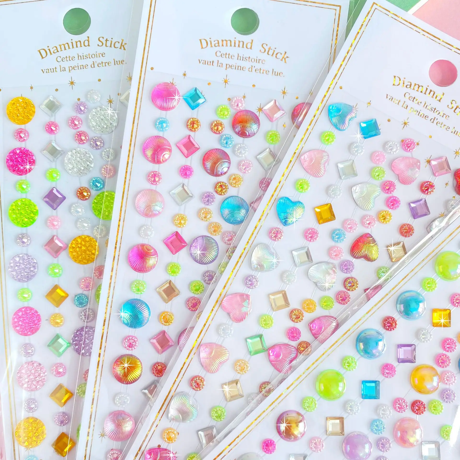 1pcs children reward 3D three-dimensional diamond crystal gem love color cute creative shiny diy sticker cute
1pcs children reward 3D three-dimensional diamond crystal gem love color cute creative shiny diy sticker cute