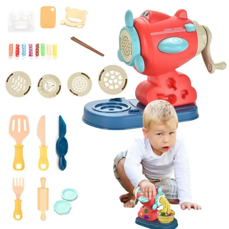 Pasta Maker Machine Set For Kids Airplane Shape Color Plasticine Noodle Maker Intelligence Development DIY Children Play Toys
Pasta Maker Machine Set For Kids Airplane Shape Color Plasticine Noodle Maker Intelligence Development DIY Children Play Toys