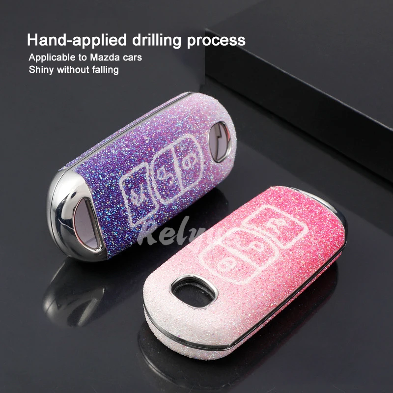 Diamond Crystal Car Key Case Protective Cover for Mazda 2 3 5 6 BL BM GJ Atenza Axela CX-5 CX-7 CX-3 CX-9 MX-5 Shining Key Shell
Diamond Crystal Car Key Case Protective Cover for Mazda 2 3 5 6 BL BM GJ Atenza Axela CX-5 CX-7 CX-3 CX-9 MX-5 Shining Key Shell