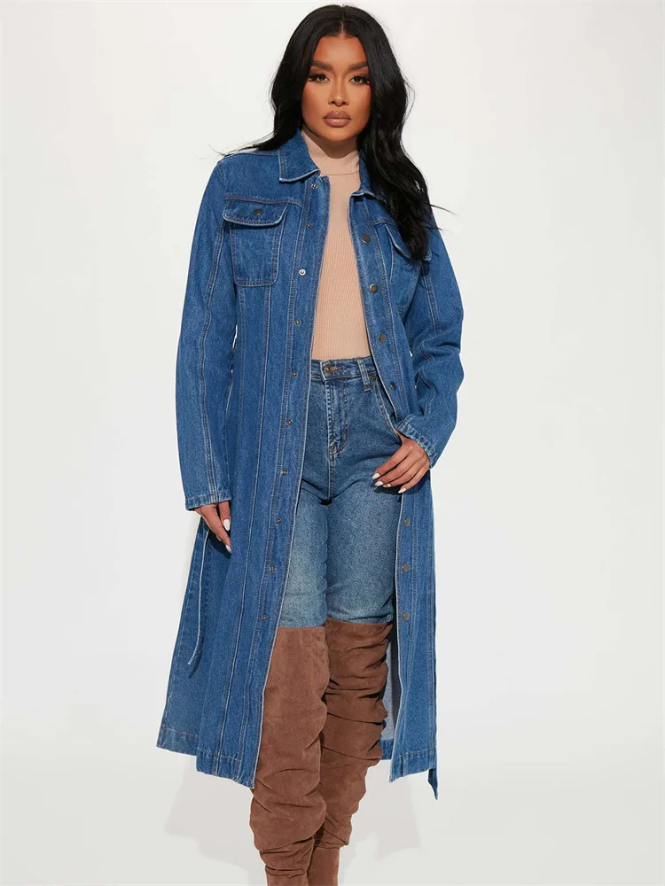 Habbris Fall Solid Jeans Trench Coat Fall Outfit For Women 2022 Long Sleeve Button Up Straight Long Jacket Female Fashion Jacket
Habbris Fall Solid Jeans Trench Coat Fall Outfit For Women 2022 Long Sleeve Button Up Straight Long Jacket Female Fashion Jacket