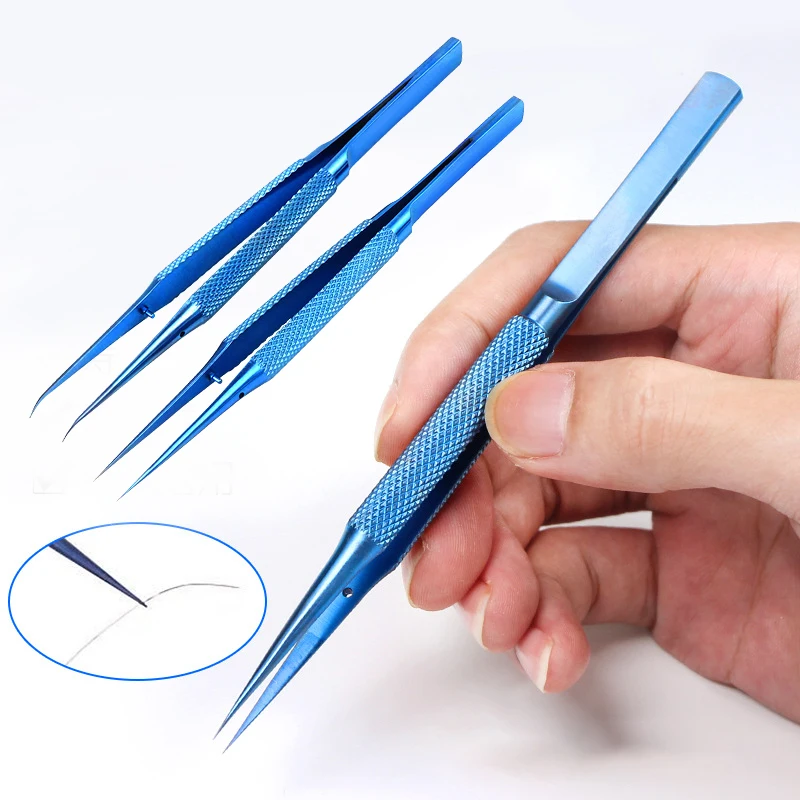 Tweezers Professional Maintenance Tool 0.1mm Edge Precision Fingerprint Tweezers Titanium Alloy Board Flying Blue Tweezers Tools
Tweezers Professional Maintenance Tool 0.1mm Edge Precision Fingerprint Tweezers Titanium Alloy Board Flying Blue Tweezers Tools