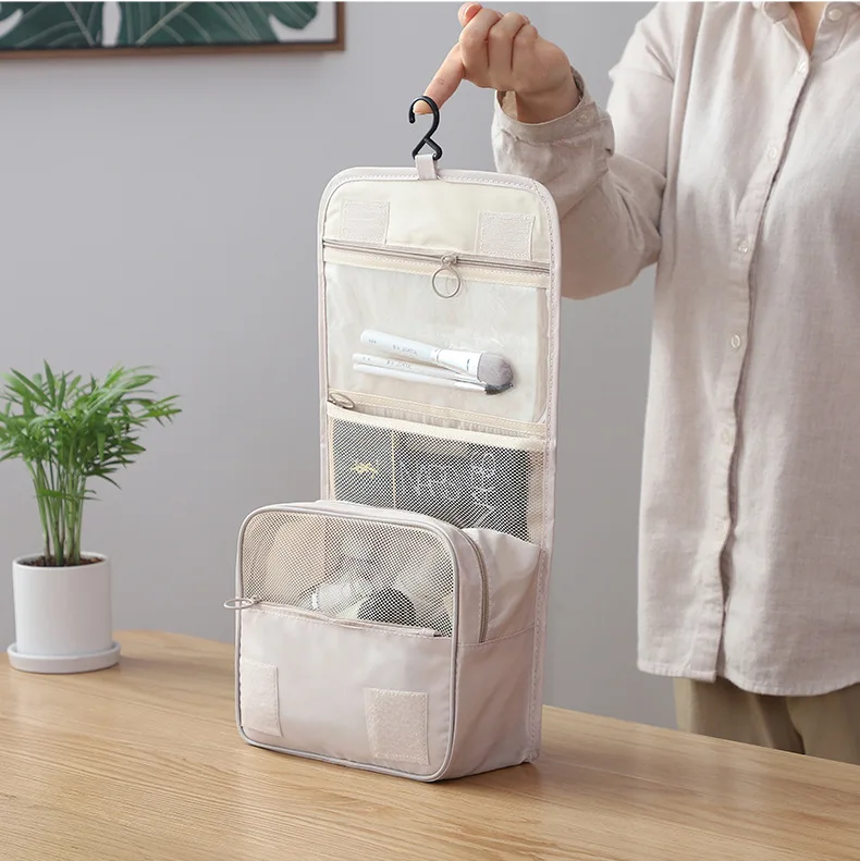 Portable Storage Bag with Hanging Hook Folding Wash Bag Waterproof Large Capacity Breathable Mesh Travel Home Cosmetic Bag
Portable Storage Bag with Hanging Hook Folding Wash Bag Waterproof Large Capacity Breathable Mesh Travel Home Cosmetic Bag