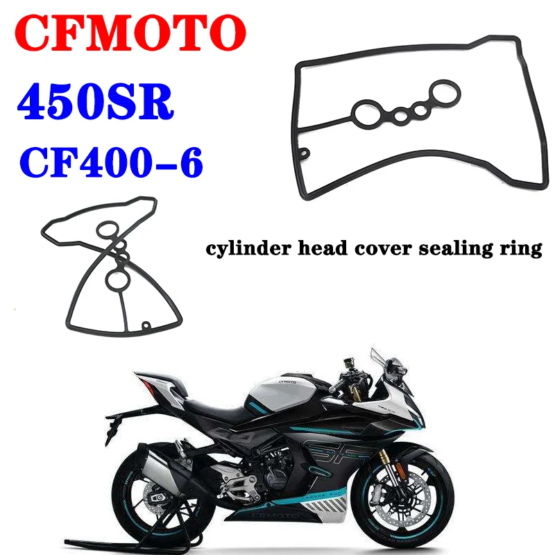 Suitable for CFMOTO motorcycle original accessories 450SR cylinder head cover sealing ring CF400-6 sealing ring
Suitable for CFMOTO motorcycle original accessories 450SR cylinder head cover sealing ring CF400-6 sealing ring